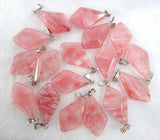 Water Drop Crystal Pendants for Jewelry Making, 24pc