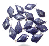 24pc Water Drop Aventurine Lapis Quartz Crystal Pendants DIY Jewelry