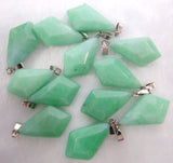 Water Drop Crystal Pendants for Jewelry Making, 24pc