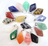 Water Drop Crystal Pendants for Jewelry Making, 24pc
