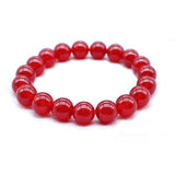 Vintage Natural Stone Red Yellow Bead Bracelet