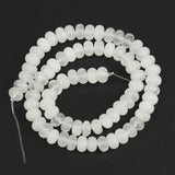Angelite Jades Chakra Beads for DIY Healing Bracelets 5x8mm
