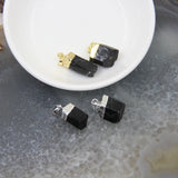Tourmaline Pendant Reiki Quartz Necklace DIY Jewelry Earring Making