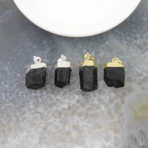 Tourmaline Pendant Reiki Quartz Necklace DIY Jewelry Earring Making