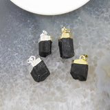 Tourmaline Pendant Reiki Quartz Necklace DIY Jewelry Earring Making