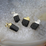 Tourmaline Pendant Reiki Quartz Necklace DIY Jewelry Earring Making