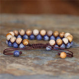 Natural Stones Braided Bracelet Macrame Wrap Friendship Bracelets