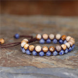 Natural Stones Braided Bracelet Macrame Wrap Friendship Bracelets