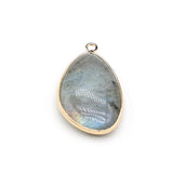 Labradorite Pendants Gemstone Charms for Jewelry Making