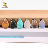 Natural Stones Neck Pendants 30Pcs 16mm Necklace For Jewelry