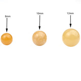 Natural Stone Beads Round Charms for DIY Jewelry Making 8/10/12mm