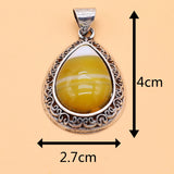 Water Drop Shape Gemstone Charms for Jewelry Making