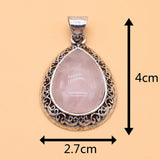 Water Drop Shape Gemstone Charms for Jewelry Making