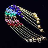 7 Chakra Stone Pendulum Dowsing Divination Reiki Chain Jewelry