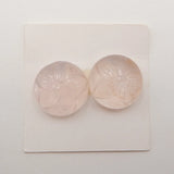 Rose Quartz Cabochons High Polished Gemstone for Earring Making