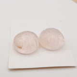 Rose Quartz Cabochons High Polished Gemstone for Earring Making