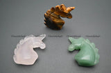 Natural Stones Unicorn Horse Stone Decor