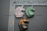 Natural Stones Unicorn Horse Stone Decor