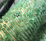 Green Strawberry Quartz Cube Beads for Bracelet Making