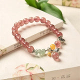 925 Silver Heart Blessing Bag Charms Bracelet
