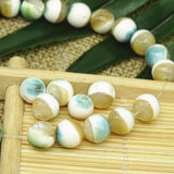 Natural Stripes Chinese Shell Beads For Jewelry Making DIY Charm Bracelet