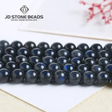 Natural Light Gray Moonstone Beads Round Labradorite Gemstone
