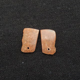 Natural Sunstone Gemstone Women Earrings Beads 15x9x2mm