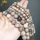 Sunstone Faceted Loose Spacer Beads 15'' Strands 6/8/10/12mm