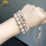 Sunstone Faceted Loose Spacer Beads 15'' Strands 6/8/10/12mm