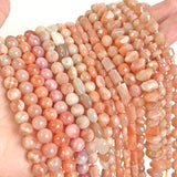 Matte Round Sunstone Beads for DIY Jewelry Making