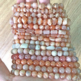 Matte Round Sunstone Beads for DIY Jewelry Making