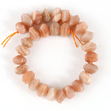 Natural Sunstone Beads Irregular Round Loose Sun Beads for DIY Jewelry