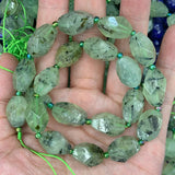 Natural Sunstone Coral Fessoil Aquamarine Prehnite Beads 15''
