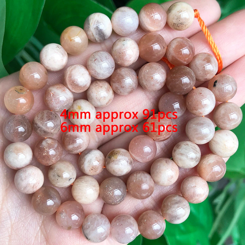 Sunstone Drop Faceted Rondelle Loose Beads for Jewelry Making