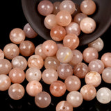 Natural Sunstone Round Gemstone Spacer Bead 6/8/10/12mm