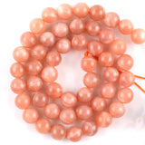Natural Sunstone Round Gemstone Spacer Bead 6/8/10/12mm