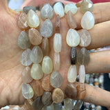 Natural Sunstone Stone Beads 15'' DIY Spacer Loose Beads Jewelry Making