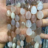 Natural Sunstone Stone Beads 15'' DIY Spacer Loose Beads Jewelry Making