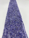 Natural Tanzanite Faceted Gemstone Bead 5A2mm-4mm Roundel for Jewelry Making