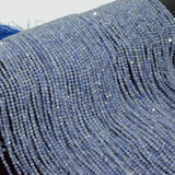 Natural Tanzanite Faceted Round Beads 2.2mm