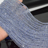 Natural Tanzanite Faceted Round Beads 2.2mm