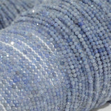 Natural Tanzanite Faceted Round Beads 2.2mm