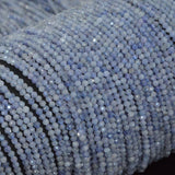 Natural Tanzanite Faceted Round Beads 2.2mm