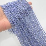 Natural Tanzanite Faceted Round Beads 3mm,4mm