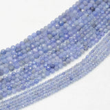 Natural Tanzanite Faceted Round Beads 3mm,4mm