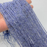 Natural Tanzanite Faceted Round Beads 3mm,4mm