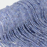 Natural Tanzanite Faceted Round Beads 4mm