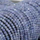 Natural Tanzanite Faceted Round Beads 4mm