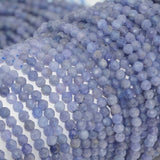 Natural Tanzanite Faceted Round Beads 4mm