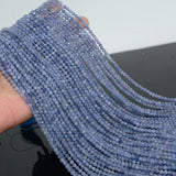 Natural Tanzanite Faceted Round Beads 4mm